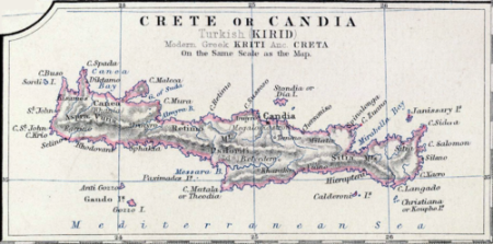 Map Candia